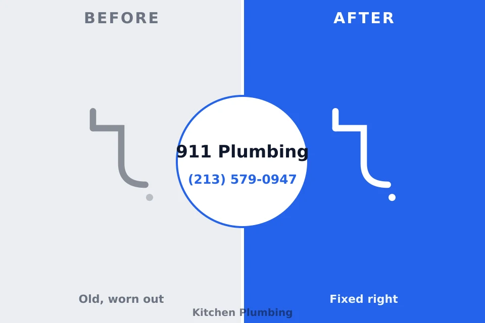 Before and after: plumbing repair Trucksville, PA